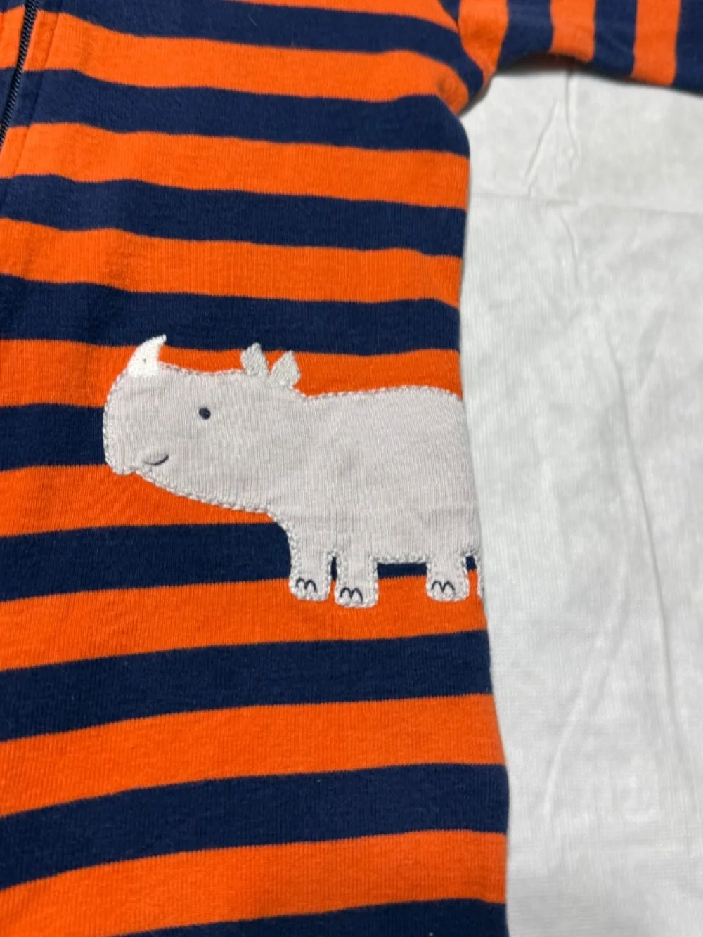 Carter's Baby Boy Footie Striped Pajamas Size 12 Months